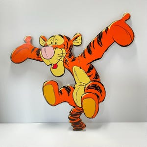 Vintage Wall Decor of Tigger from Disney Winnie The Pooh.