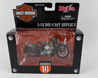 Vintage NIB Von Dutch Dragnut Motorcycle, 1:18 Scale, Jada Toys