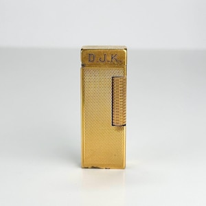 Vintage Lighter in Gold Tone Made by Dunhill Collages and Made in Switzerland
