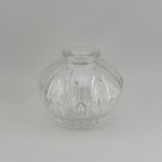 Vintage Perfume Bottle, Lead Crystal Cut Glass, B… - image 3
