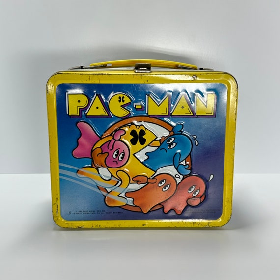 Vintage Metal Lunch Box of PAC-MAN and Made by Aladdi… - Gem