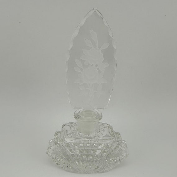 Vintage Perfume Bottle, Czechoslovakia Glass, Etc… - image 1