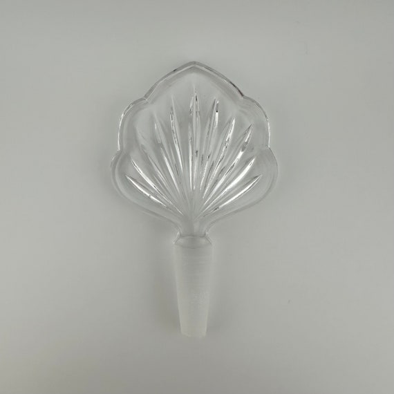 Vintage Perfume Bottle, Lead Crystal Cut Glass, B… - image 9