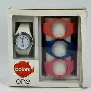 Vintage Water Resistant Colors Watch by One Watch Company.
