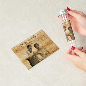 Custom Photo Puzzle with Name & Date – Custom Couple Puzzle with Photo, Personalized Wedding Gift,  Engagement Gift for Couples