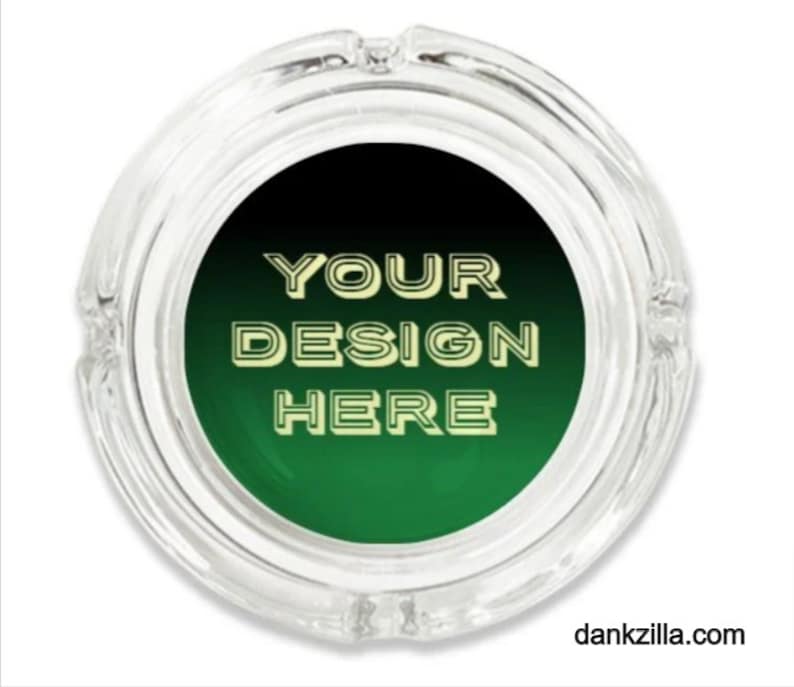 Custom Ashtray Add Your Photo Etsy