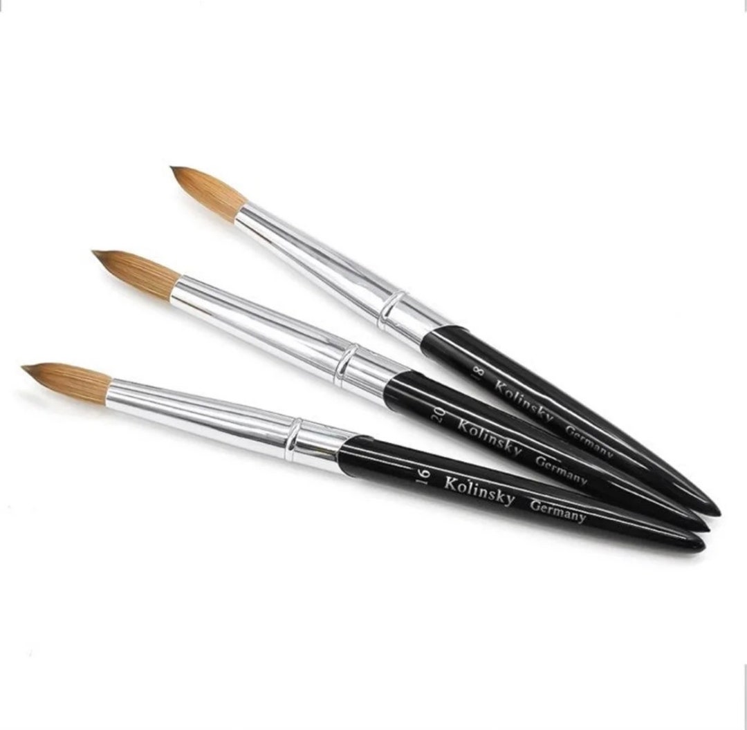 Kolinsky Brush for Acrylic Nails Etsy UK