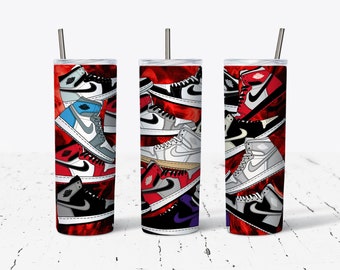 Sneaker Kicks Tumbler - Sublimation Print