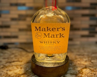 Bourbon Bottle Light- Makers Mark
