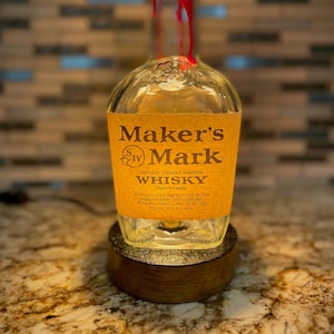 Bourbon Bottle Light- Makers Mark