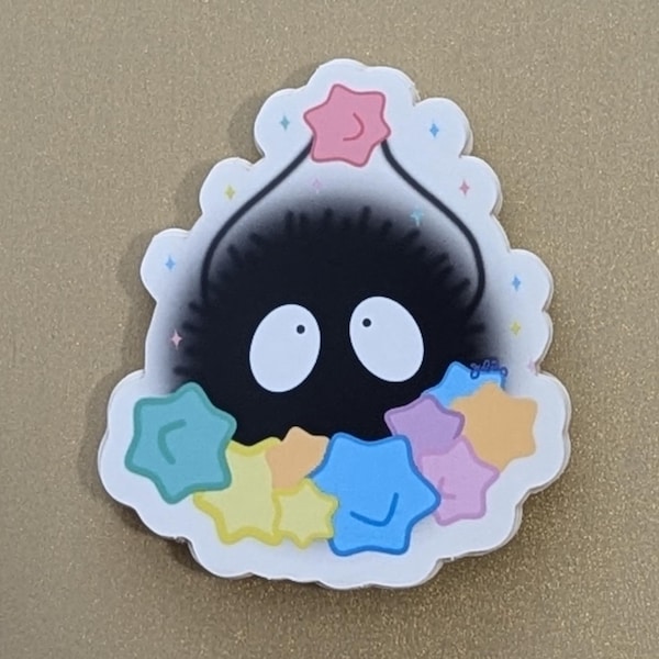 Transparent Soot Sprite Sticker | Star Candy Sticker