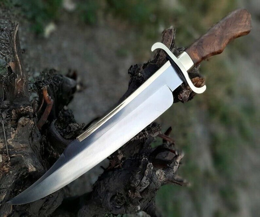 Handmade Bowie Knife Bushcraft Bowie Knife With Sheath Etsy