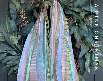 A Pink Christmas Ribbon Set