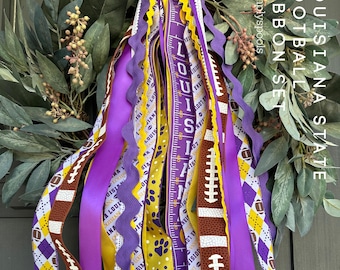 LSU Football Ribbon Set by Simply Spools