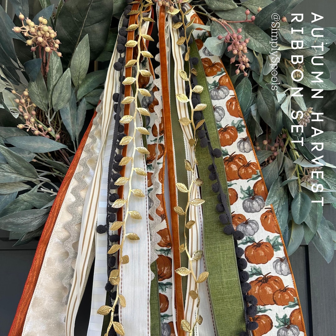 Autumn Harvest Ribbon Set - Etsy