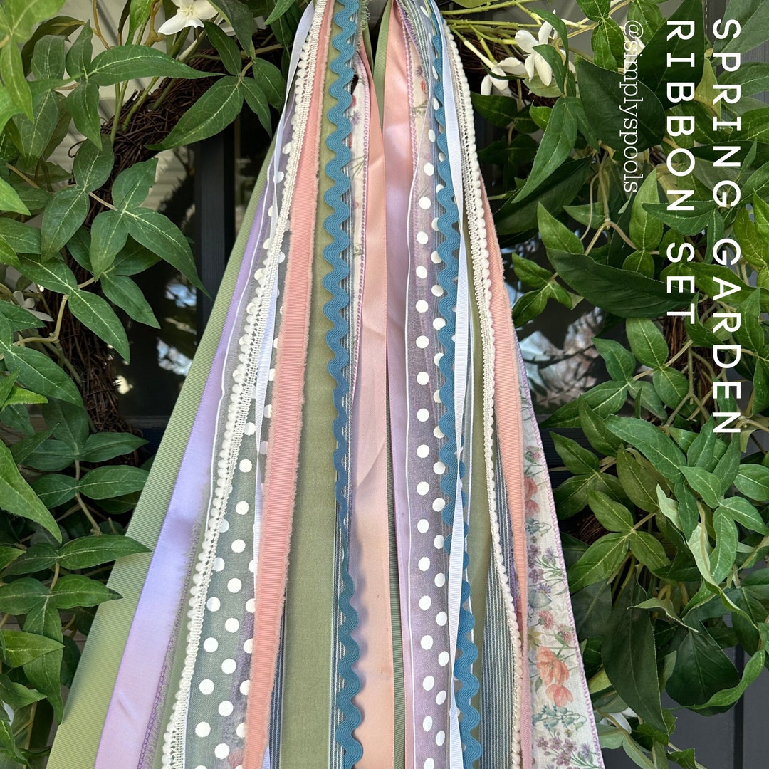 Spring Garden Ribbon Set - Etsy