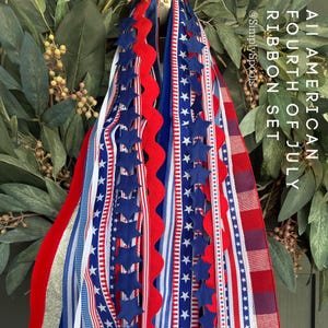 All American Fourth of July Ribbon Set