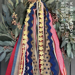 Washington Fourth of July Ribbon Set