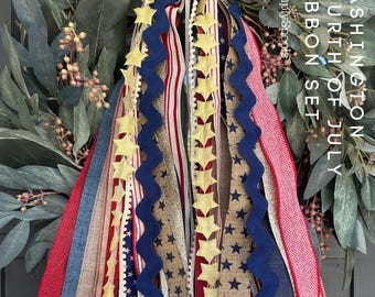 Washington Fourth of July Ribbon Set