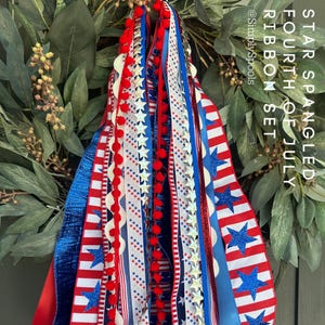 Star Spangled Fourth of July Ribbon Set