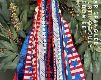Star Spangled Fourth of July Ribbon Set