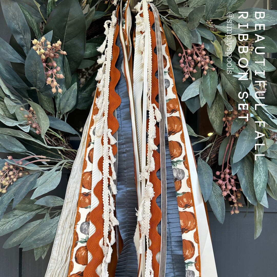 Beautiful Fall Ribbon Set: Autumn Ribbon Bundle - Etsy