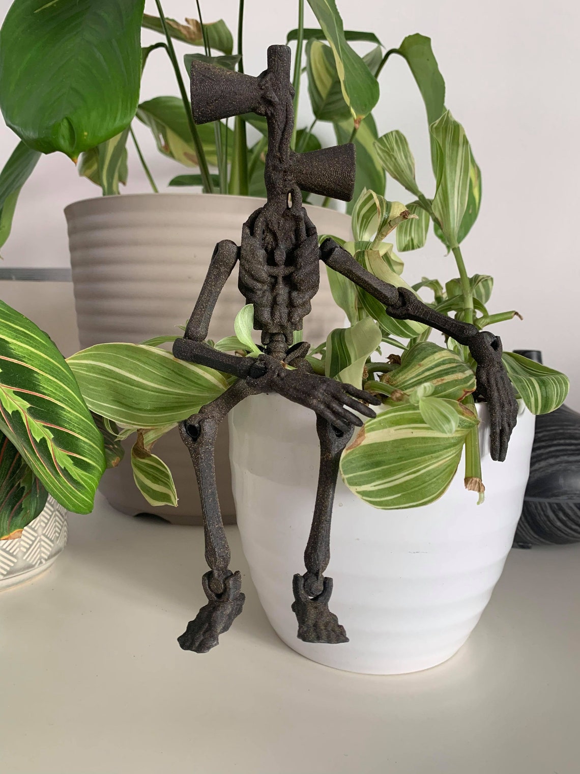 Sirenhead siren Head Movable/posable/action Figure Horror Etsy