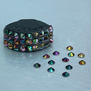 Bling4Strings Violon Cristal / Alto Mute en arc-en-ciel foncé - ÉDITION LIMITÉE