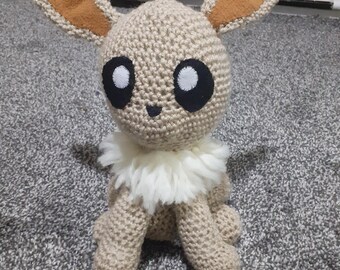 Peluche Amigurumi inspirée des Pokémon Evoli