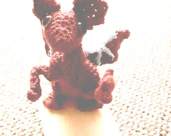 Purple Baby  Dragon Amigurumi