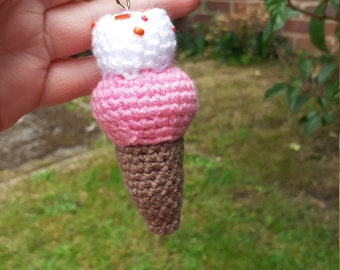 Trousseau de crochet de crème glacée
