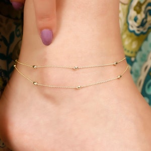 Sterling Silver Anklet, ankle bracelet, silver ankle bracelet, best friend gift, gift for her anklet, anklets, boho Jewelry, silver anklet