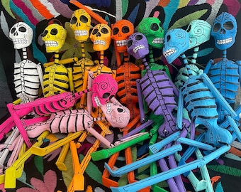 Paper mache skeleton figure from Mexico