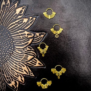 Filigrane Septum Piercings handgefertigt in Mexiko