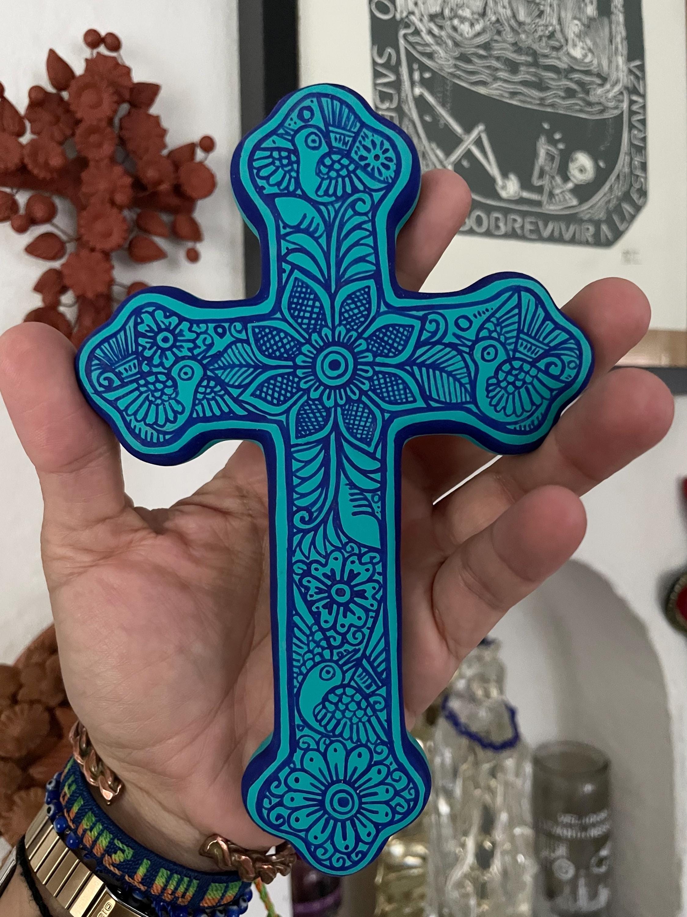 MEXICO メキシコ 月 ムーン モチーフ 模様 彫刻 フック 存在感 925