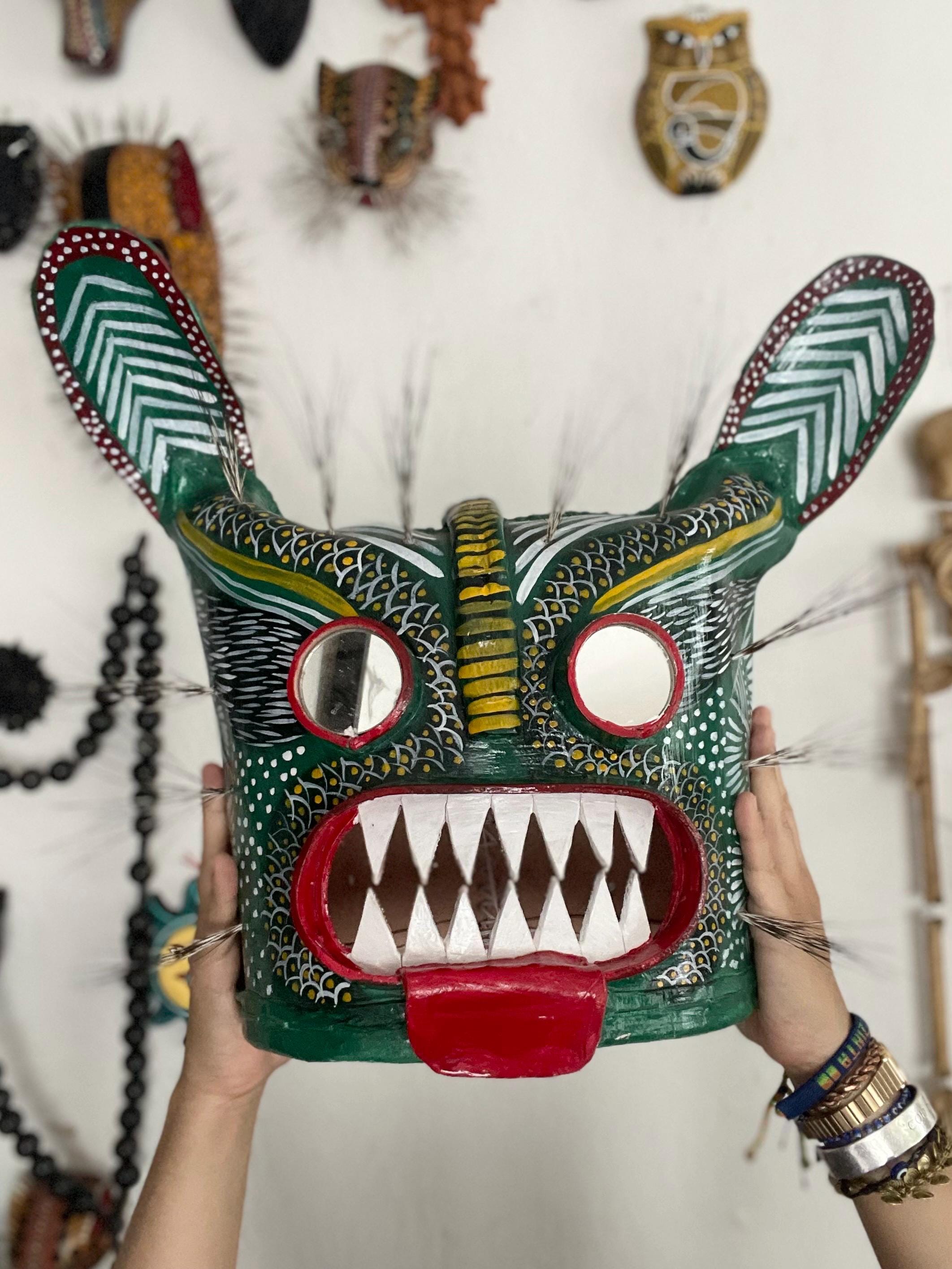 Mexican jaguar mask - Etsy 日本
