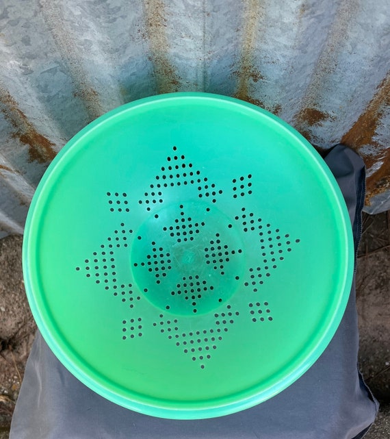 Vintage Tupperware. Old Green Colander. Retro Kitchen Etsy