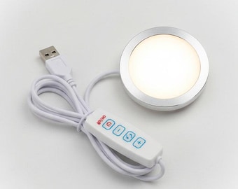 LED Disc Light Stand for 3D Photo Crystals – Ultra Bright, Slim & Dimmable - In a Crystal