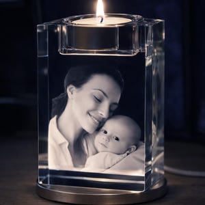 Corazón 3D XXL con foto de cristal - Foto personalizada - Regalo perfecto - Usa tu propia imagen - Entrega rápida - Fabricado en Londres, Reino Unido imagen 9