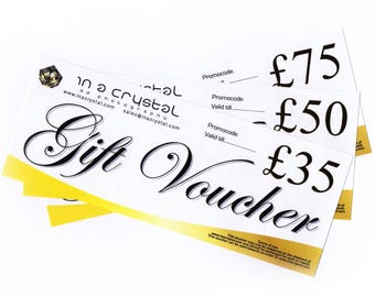 Photo Crystal Voucher - Gift Vouchers - In a Crystal
