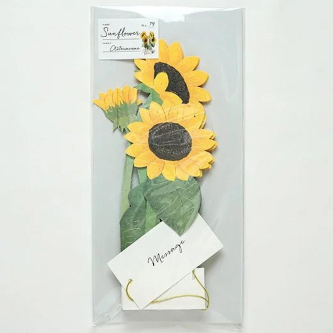 Japan 3D Sunflower Bouquet Pop up Greeting Card - Etsy