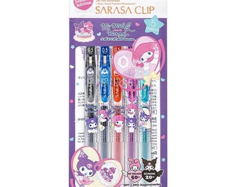 Zebra Sanrio My Melody & Kuromi Sarasa Clip Gel Pen Set (limited