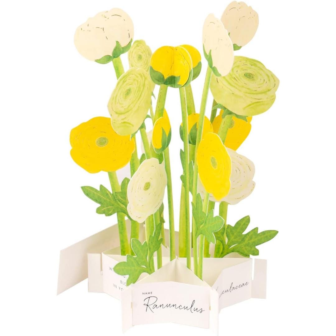Japan 3D Flower Bouquet Pop up Card | Birthday Card | Gift - Etsy