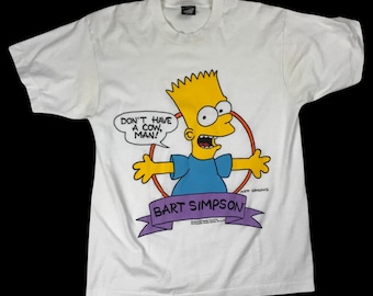 Bart Simpson T Shirt Dont Have Cow Man - Etsy