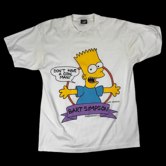 Vintage Bart Simpson Don't Have A Cow 