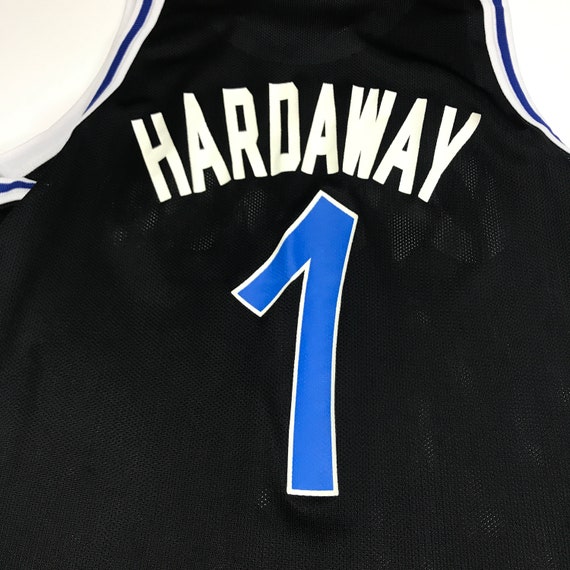 90s Champion×Orlando HARDAWAY 1 ユニホーム 1995-98 Orlando Magic Hardaway #1 Champion Jersey (Away) S