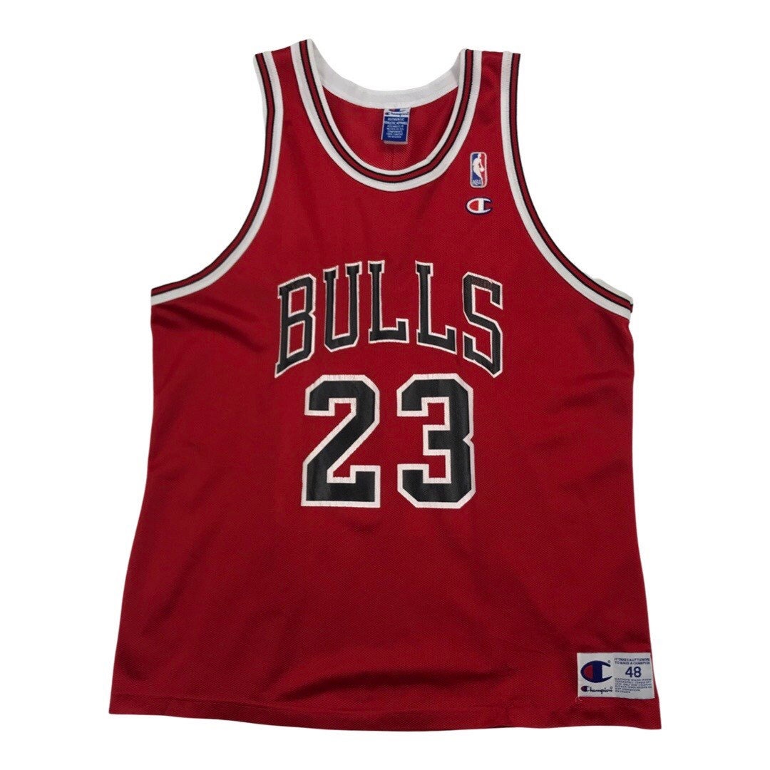 Vintage Chicago Bulls Champion Shooting Shirt Basketball Jersey, Size –  Stuck In The 90s Sports