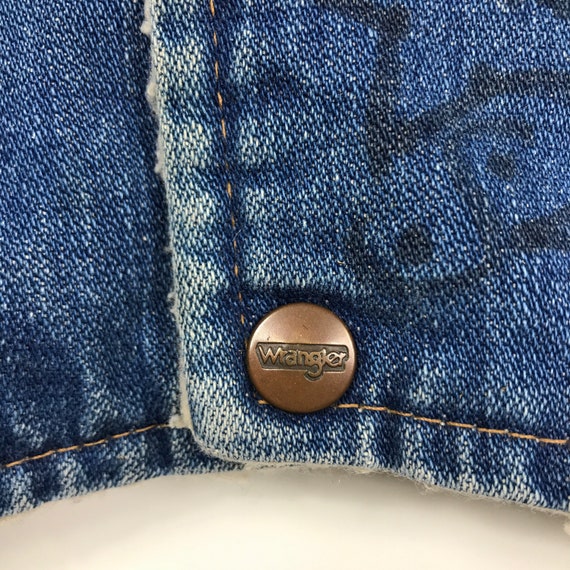 Vintage Wrangler Harley Davidson art motorcycle b… - image 4