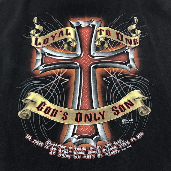 Vintage Loyal to One God's Only Son Jesus Christ Bible Verse Vintage Loyal to One God's Only Son Jesus Christ Bible Verse