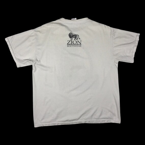 Vintage Bob Marley 2000 Zion Roots Wear reggae music concert t 